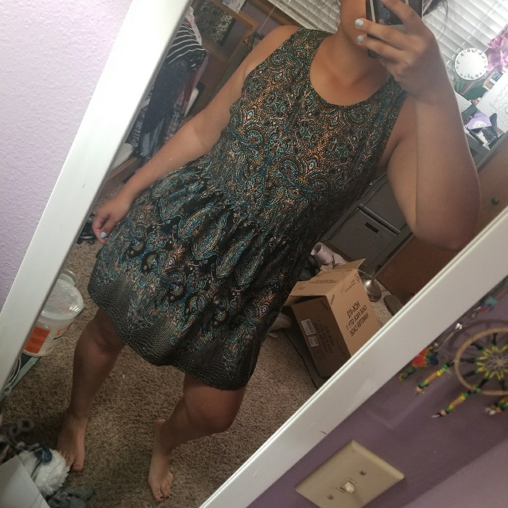 Zip up dress